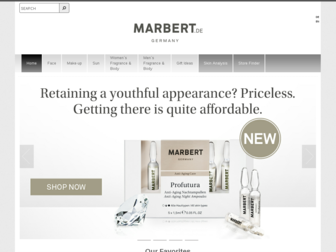 marbert.de website preview