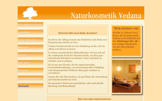 naturkosmetik-vedana.de website preview