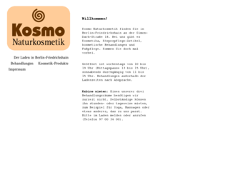 kosmo-naturkosmetik.de website preview