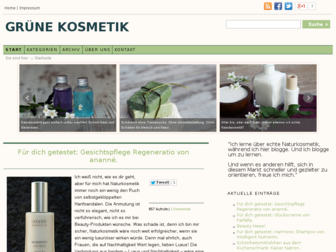 gruene-kosmetik.de website preview