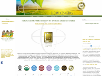 globalcosmetics.de website preview