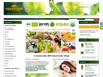 cosmoveda.com website preview