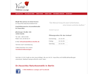 vivawellness-berlin.de website preview