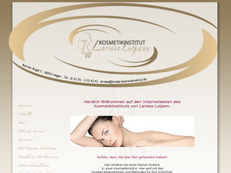 larissa-kosmetikinstitut.de website preview