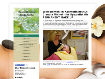 claudia-michel.de website preview