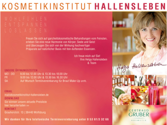 kosmetikinstitut-hallensleben.de website preview