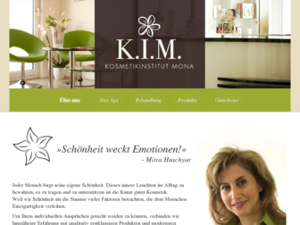 kosmetikinstitutmona.com website preview