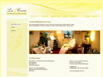kosmetikinstitut-la-cara.de website preview