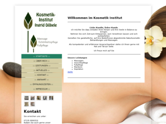 kosmetik-institut-ingrid-doebele.de website preview