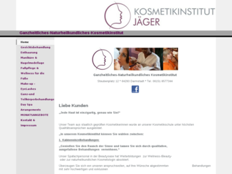 kosmetikinstitutjaeger.de website preview