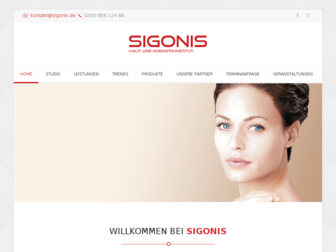 sigonis.de website preview