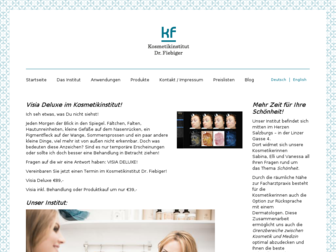 kosmetik-fiebiger.at website preview
