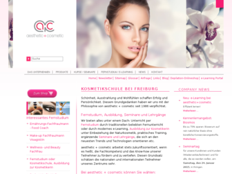 aesthetic-cosmetic.com website preview