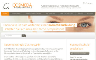 cosmeda-international.de website preview