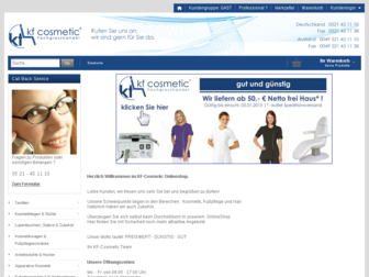 kf-kosmetik.de website preview
