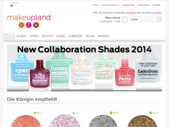 makeupland.de website preview