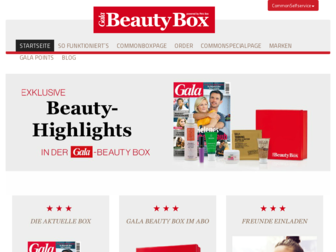 galabeautybox.de website preview
