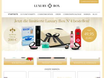 luxurybox.de website preview