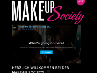 make-up-society.com website preview