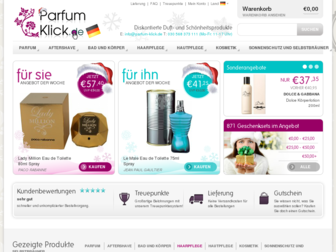 parfum-klick.de website preview
