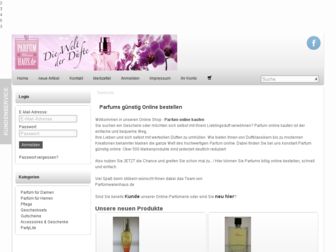 parfumwarenhaus.de website preview