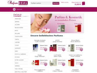 parfumdeal.de website preview