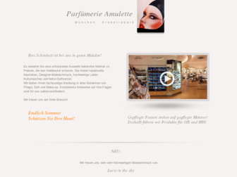 parfuemerie-amulette.de website preview