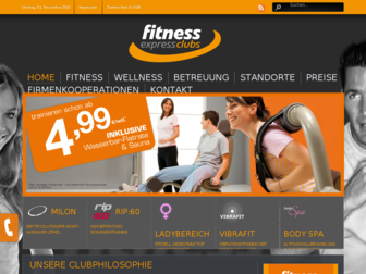 fitnessexpress-clubs.de website preview