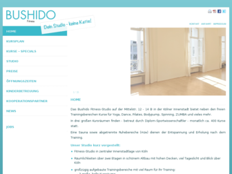 bushido-fitness.de website preview