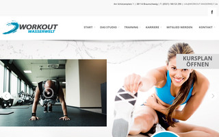workout-wasserwelt.de website preview