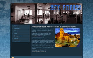 cityfitness-stuttgart.de website preview