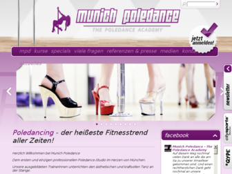 munich-poledance.de website preview