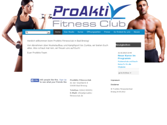 proaktiv-fitnessclub.de website preview