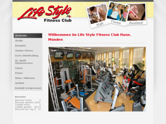 lifestyle-fitnessclub.com website preview