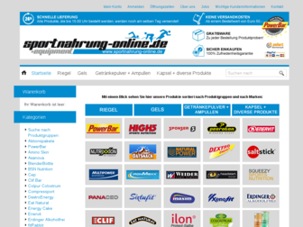 sportnahrung-online.de website preview