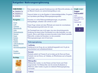ratgeber-nahrungsergaenzung.de website preview