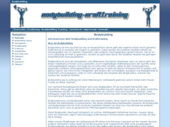 bodybuilding-krafttraining.de website preview
