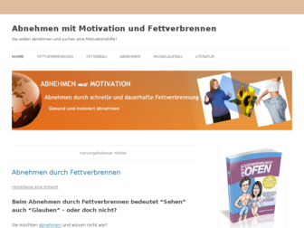 abnehmen-mit-motivation.de website preview