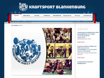 kraftsport-blankenburg.de website preview