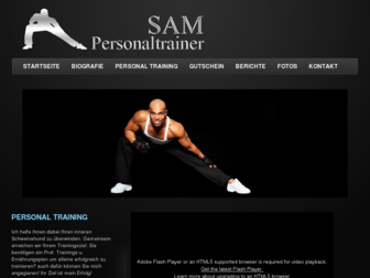 fitness-sam.de website preview
