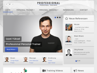 pro-personal-trainer.de website preview