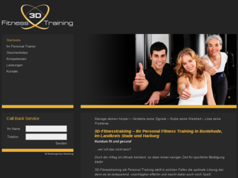 3d-fitnesstraining.de website preview