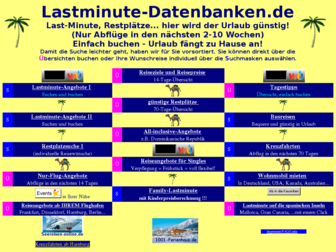lastminute-datenbanken.de website preview