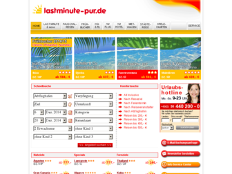 lastminute-pur.de website preview