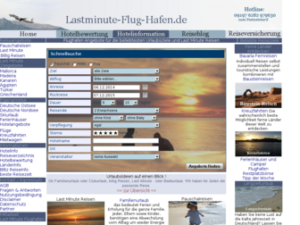 lastminute-flug-hafen.de website preview