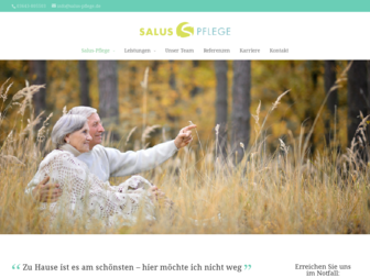 salus-pflege.de website preview
