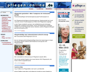 pflegen-online.de website preview