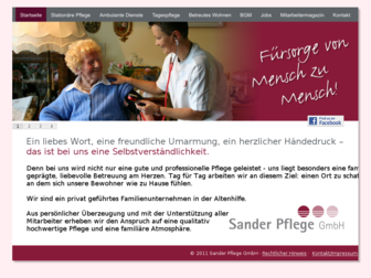 sander-pflege.de website preview