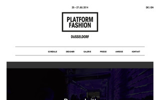 platform-fashion.de website preview