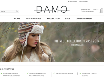 damo-fashion.com website preview